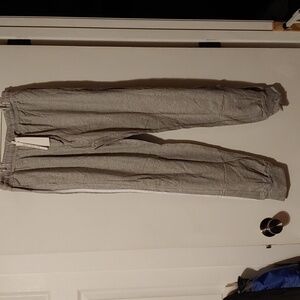 Hawiton women's jogger pants withdraw strings gray color